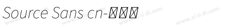 Source Sans cn字体转换 Source Sans cn字体转换